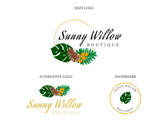 Boutique Logo Design, Leafs Logos