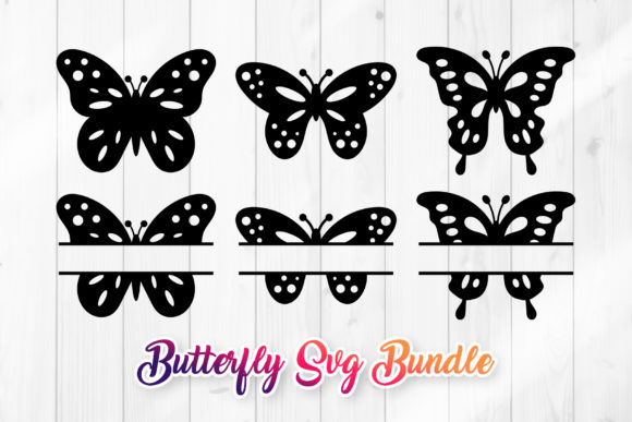 Butterfly Clipart SVG Set for Crafts