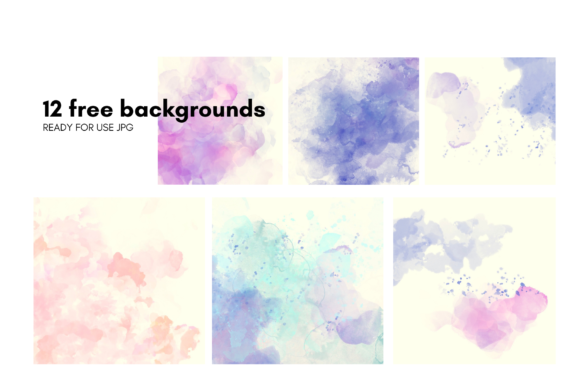 Ink Brush Backgrounds for Digital Sellers