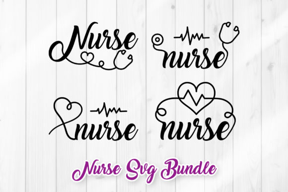 Nurse SVG - Stethoscope Design for Crafts
