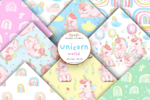 Unicorn Rainbow Patterns